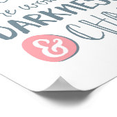 Ohne Eiscreme gäbe es einen chaotischen Anführungs Poster (Ecke)