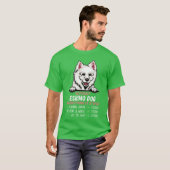 Ohne Eskimo Dog ist alles ein dummer Hundefreund T-Shirt (Vorne ganz)