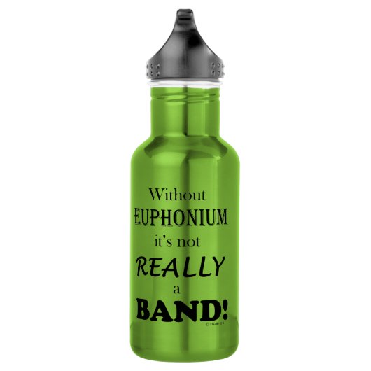 Ohne Euphonium - Band Edelstahlflasche (Rechts)