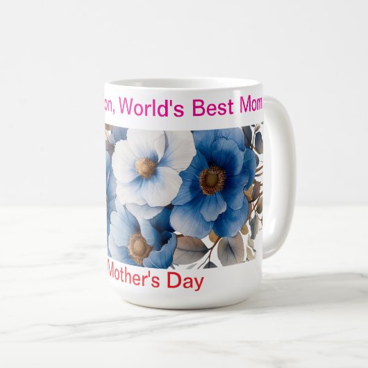 Ohne Frage Welten beste Mama Tasse (VorderseiteRechts)