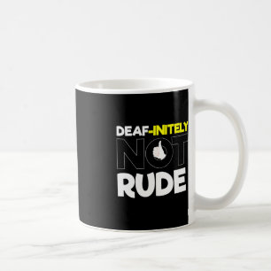 Ohne Gehör - Gehörloser - Gehörlos - Gehörloser Aw Kaffeetasse