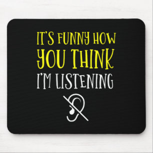 Ohne Gehör - Gehörloser - Gehörlos - Gehörloser Aw Mousepad