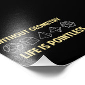 Ohne Geometrie ist das Leben sinnlos Fotodruck (Ecke)