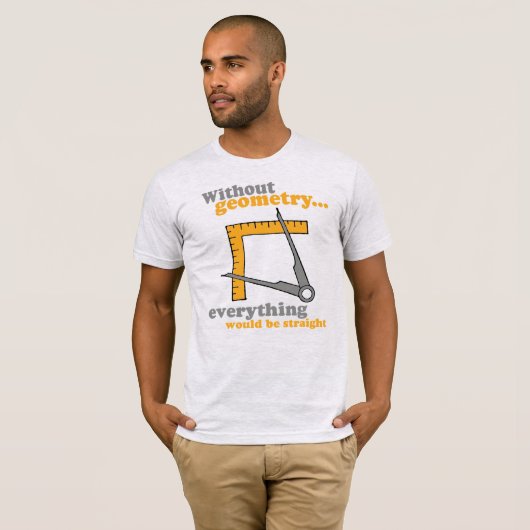 OHNE GEOMETRIE WÄRE ALLES GERADE T-Shirt (Vorne ganz)
