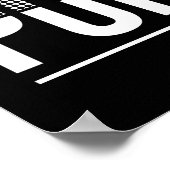 Ohne Geometrie wäre das Leben sinnlos lustig Poster (Ecke)