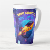 Ohne Gravitation unendliche Träume Milchtasse (Rechte Ecke)