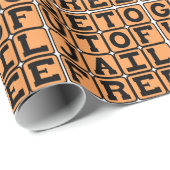 Ohne Haft, einmalige Immunität Geschenkpapier (Rolleneckpunkt)