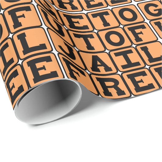 Ohne Haft, einmalige Immunität Geschenkpapier (Rolleneckpunkt)