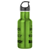 Ohne Horn - Band Edelstahlflasche (Vorderseite)