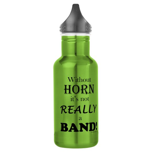 Ohne Horn - Band Edelstahlflasche (Links)