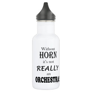 Ohne Horn - Orchester Edelstahlflasche