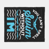 Ohne IM Medley Relay kannst du kein Schwimmen schr Fleecedecke (Vorderseite (Horizontal))