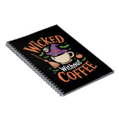 Ohne Kaffee geheultes Halloween Notizblock (Rechte Seite)