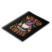 Ohne Kaffee geheultes Halloween Notizblock (Linke Seite)