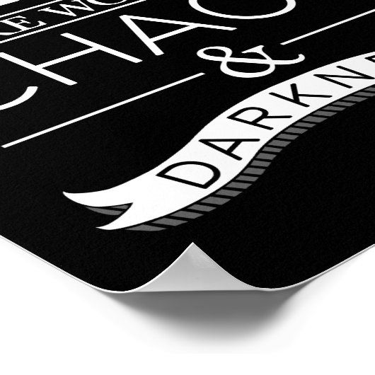 Ohne Kaffee Poster (Ecke)