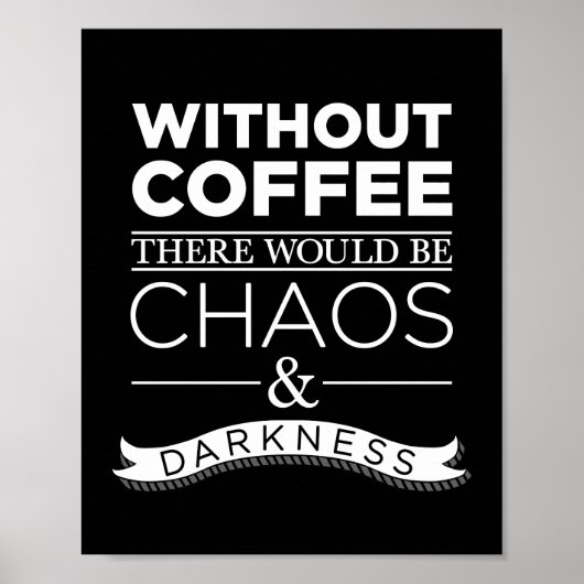 Ohne Kaffee Poster (Vorne)