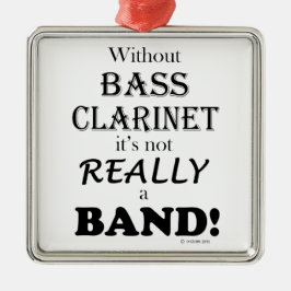 Ohne Klarinette - Band Ornament Aus Metall