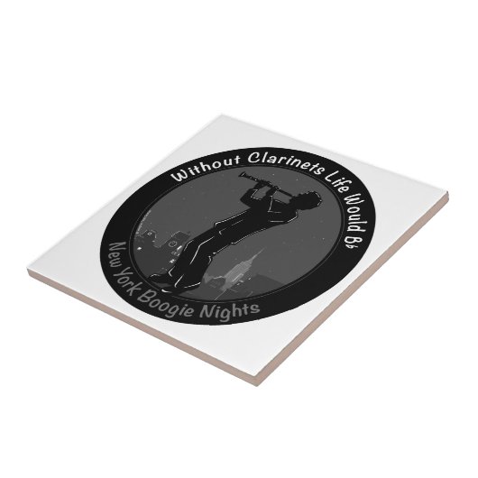 Ohne Klarinette würde das Leben B-Flat Fliese (Seite)