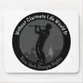 Ohne Klarinette würde das Leben B-Flat Mousepad (Vorne)