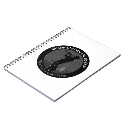 Ohne Klarinette würde das Leben B-Flat Notizblock (Linke Seite)