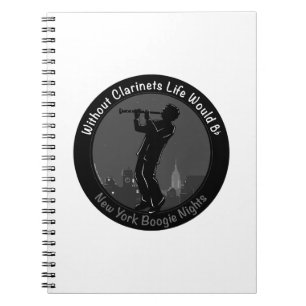 Ohne Klarinette würde das Leben B-Flat Notizblock