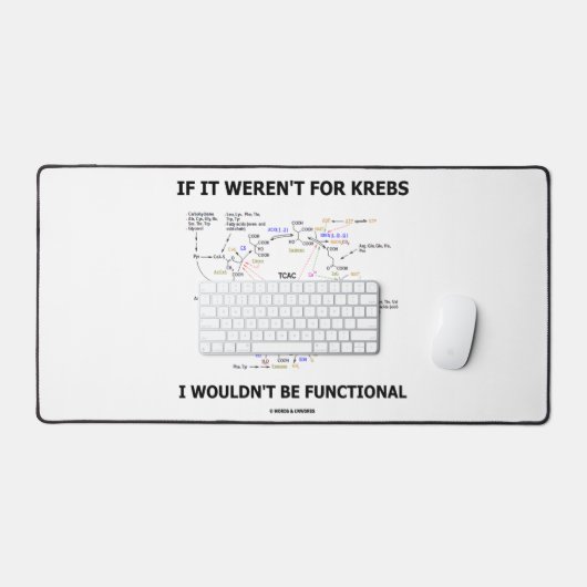 Ohne Krebs wäre ich nicht funktionell Schreibtischunterlage (Tastatur & Maus)