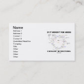 Ohne Krebs wäre ich nicht funktionell Visitenkarte (Vorderseite)