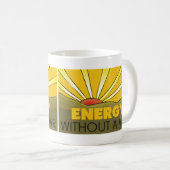 Ohne Krieg Solar Kaffeetasse (VorderseiteRechts)