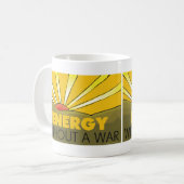 Ohne Krieg Solar Kaffeetasse (Vorderseite Links)