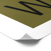 Ohne Krieg Solar Poster (Ecke)