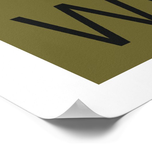 Ohne Krieg Solar Poster (Ecke)