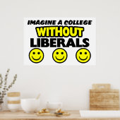 Ohne Liberale! Poster (Küche)