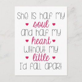 Ohne mein bisschen postkarte