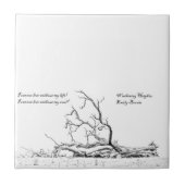 Ohne mein Soul kann ich nicht in Höhen leben Fliese (Vorderseite)