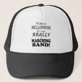 Ohne Mellophone - Marching Band Truckerkappe (Vorderseite)