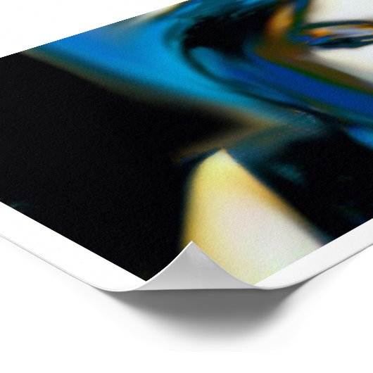 ohne mich-blau poster (Ecke)