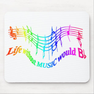 Ohne Music Life wäre ein flacher Spaß Quotierspass Mousepad