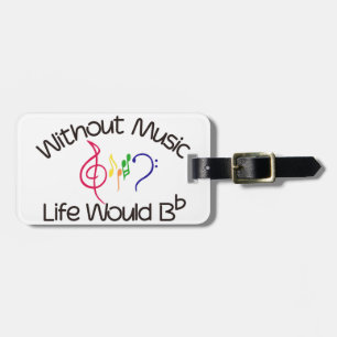 Ohne Musik Gepäckanhänger