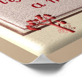 Ohne Musik II - Nietzsche Zitat - Print Poster (Ecke)