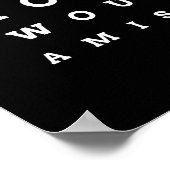 Ohne Musik Leben Fehler Auge Diagramm Poster (Ecke)