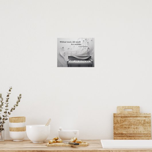Ohne Musik Poster (Küche)