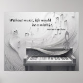 Ohne Musik Poster (Vorne)
