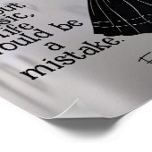 Ohne Musik wäre das Leben ein Fehler Poster (Ecke)