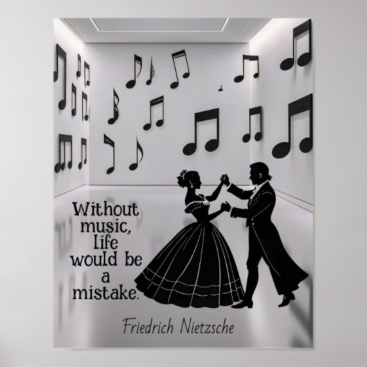Ohne Musik wäre das Leben ein Fehler Poster (Vorne)