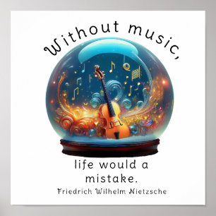 Ohne Musik wäre das Leben ein Irrtum, Poster