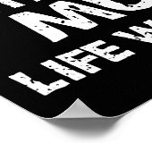 Ohne Musik wäre das Leben flach! Poster (Ecke)