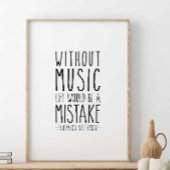 Ohne Musik wäre das Leben, Friedrich Nitzsche Poster