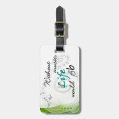 ohne Musik wurde das Leben Bb Gepäckanhänger (Vorderseite vertikal)