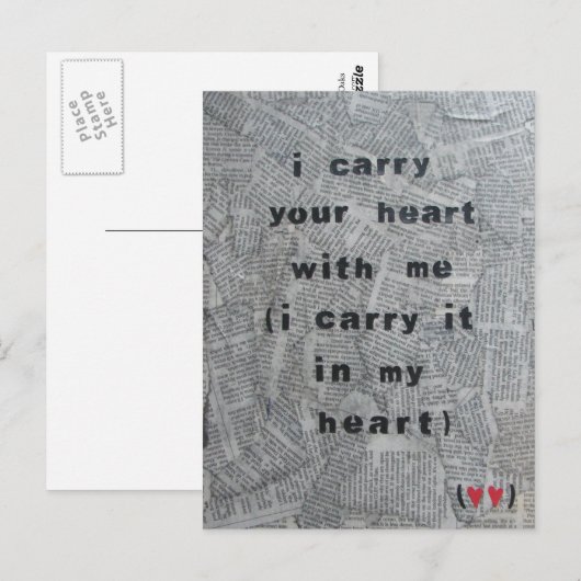 Ohne Postkarte (Vorne/Hinten)