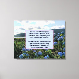 Ohne Rosy-Biss Leinwanddruck